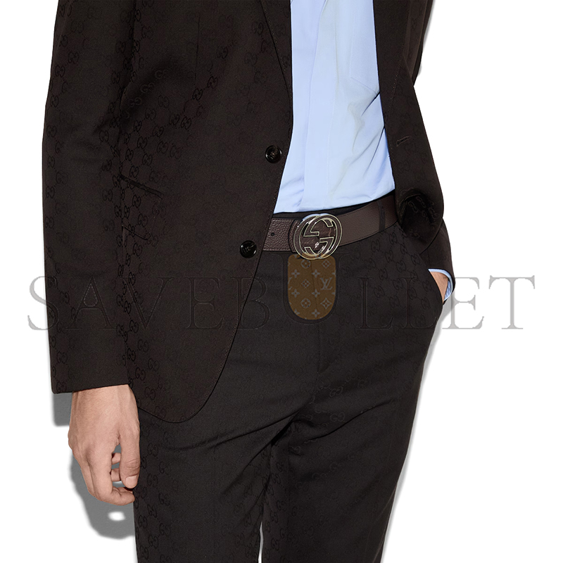 GUCCI REVERSIBLE BELT WITH INTERLOCKING G BUCKLE 812273 GUCCI REVERSIBLE BELT WITH INTERLOCKING G BUCKLE 812273